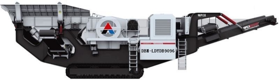 146kw Mobile Jaw Crusher Plant with Feeder and Diesel Engine 1 Year After Sales Service