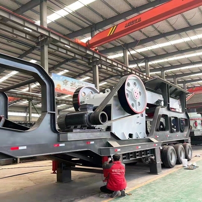 Mobile Crusher Jaw Crusher Plant Manufacture with Lifelong Spare Parts Supply