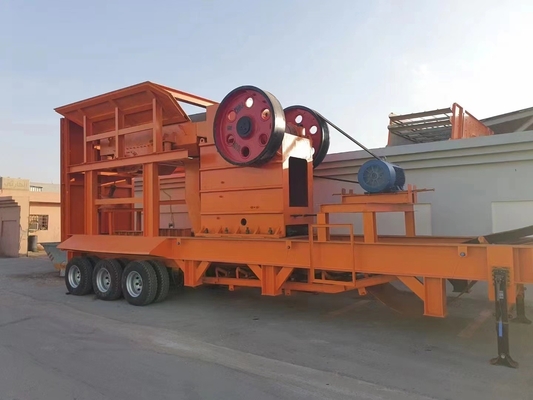 80-200tph Capacity Limestone Portable PE750*1060 Jaw Crusher for Quarry and Mining