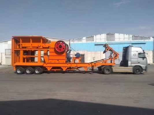 80-200tph Capacity Limestone Portable PE750*1060 Jaw Crusher for Quarry and Mining