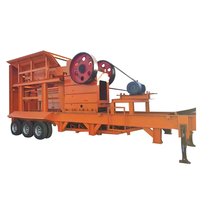 Advanced Technology Mobile Jaw Crusher with Vibrating Screen and Feeder 1