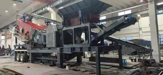 Advanced Technology Mobile Jaw Crusher with Vibrating Screen and Feeder 1