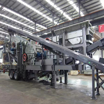 Customizable Color Limestone Mobile Impact Crusher with Screen and Advanced Technology