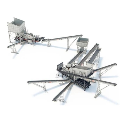 Customizable Color Limestone Mobile Impact Crusher with Screen and Advanced Technology