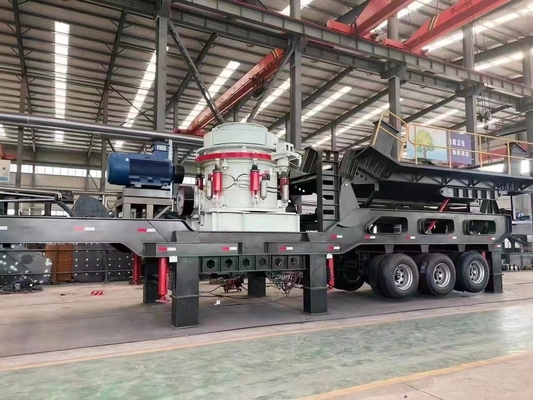 60-300 Tph Mobile Stone Crusher with Advanced Technology and Low Maintenance Cost