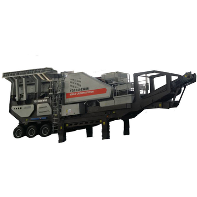 70-150tph Ore Mobile Jaw Crusher Machine Line with and YD1349E912 Technical Guidance