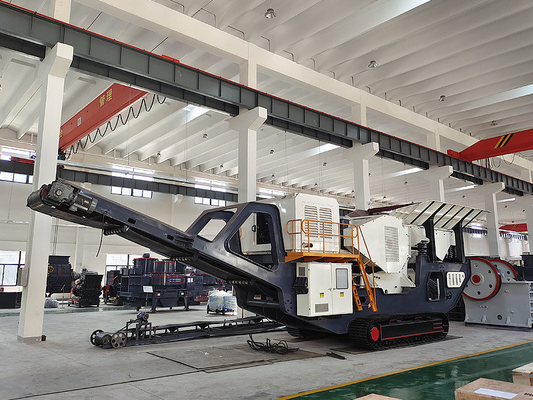 Mobile Wheel/Crawler Jaw Impact Cone Hammer Crusher with YD938E69/YD1142E710/YD1349E912