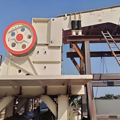 Complete Stone Jaw Crusher Screening Line with 90-180tph Capacity and ISO Certification