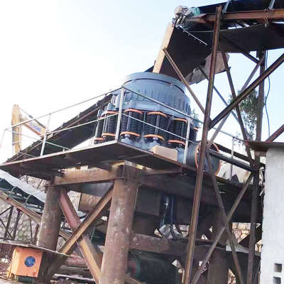 30-280kw Motor Power Customization Spring Cone Crusher for Medium Hardness Brittle Ore