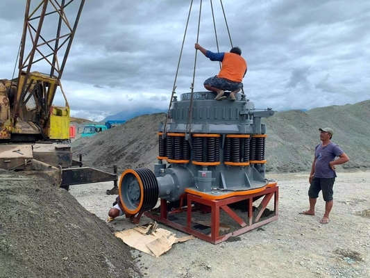 30-280kw Motor Power Customization Spring Cone Crusher for Medium Hardness Brittle Ore