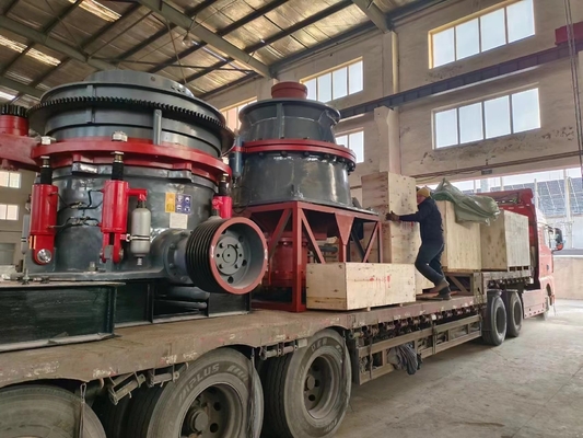 30-280kw Motor Power Customization Spring Cone Crusher for Medium Hardness Brittle Ore