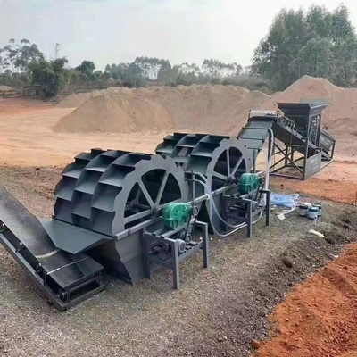 Wheel Sand Washer with Rotation Speed 5-21r/Min Motor Type AC Motor