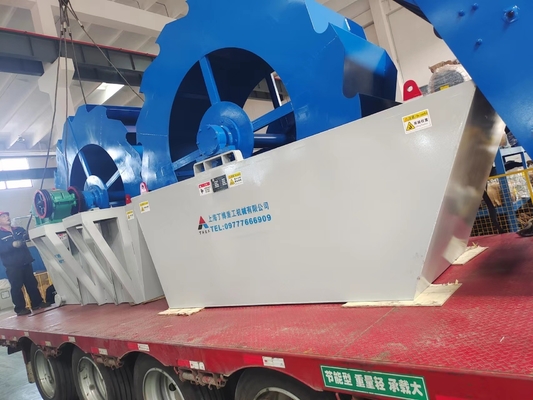 Wheel Sand Washer with Rotation Speed 5-21r/Min Motor Type AC Motor