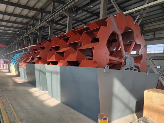 Wheel Sand Washer with Rotation Speed 5-21r/Min Motor Type AC Motor