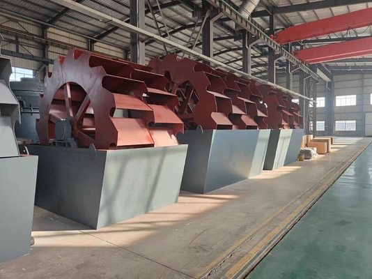 Wheel Sand Washer with Rotation Speed 5-21r/Min Motor Type AC Motor