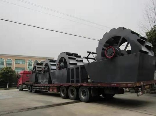 Wheel Sand Washer with Rotation Speed 5-21r/Min Motor Type AC Motor